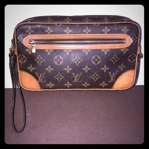 Louis Vuitton Dragonne Marly GM Wristlet Unisex